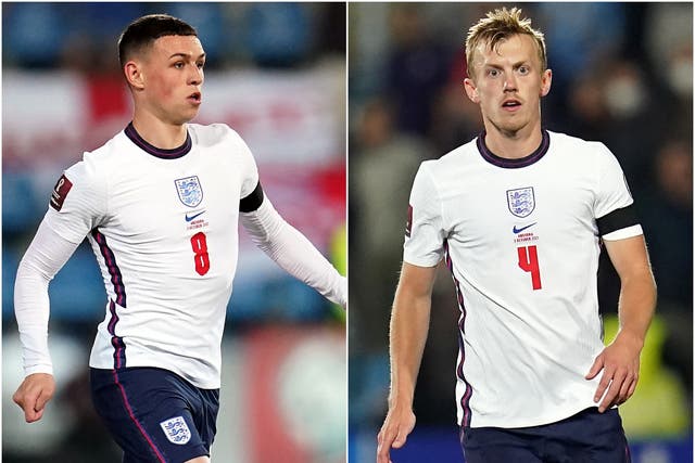 Phil Foden impressed England team-mate James Ward-Prowse with his performance against Andorra (Nick Potts/PA)