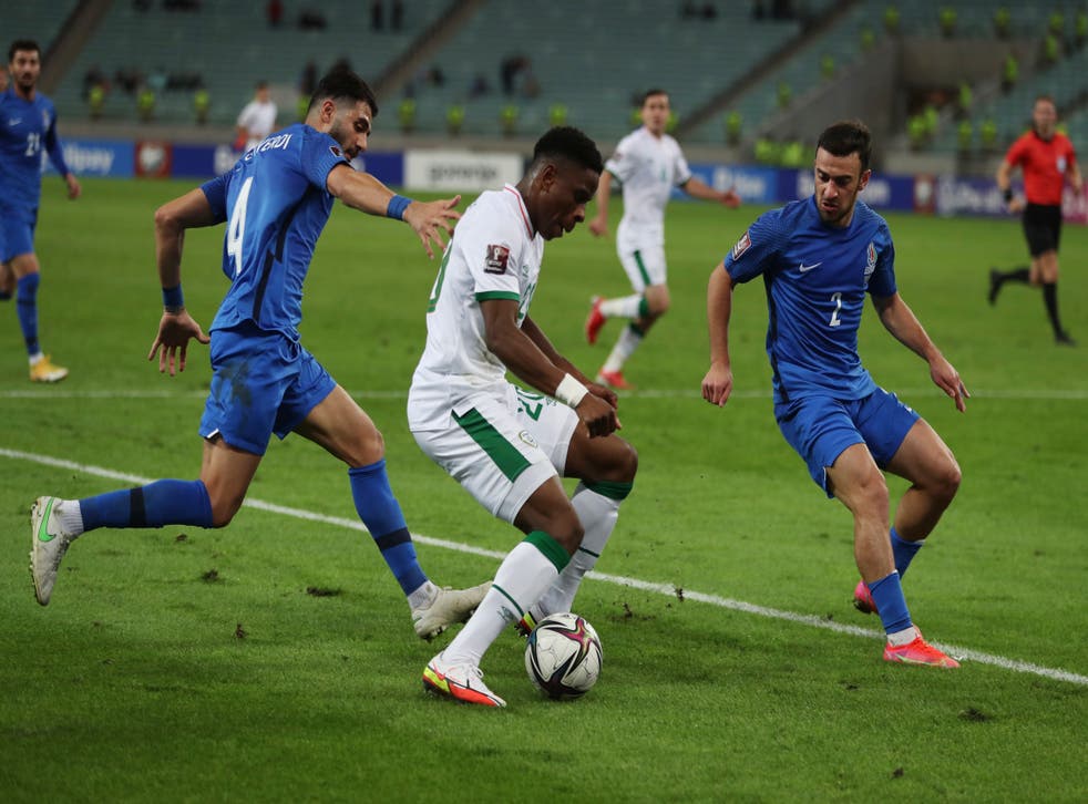 Chiedozie Ogbene scored his first goal for the Republic of Ireland on Saturday (AP)