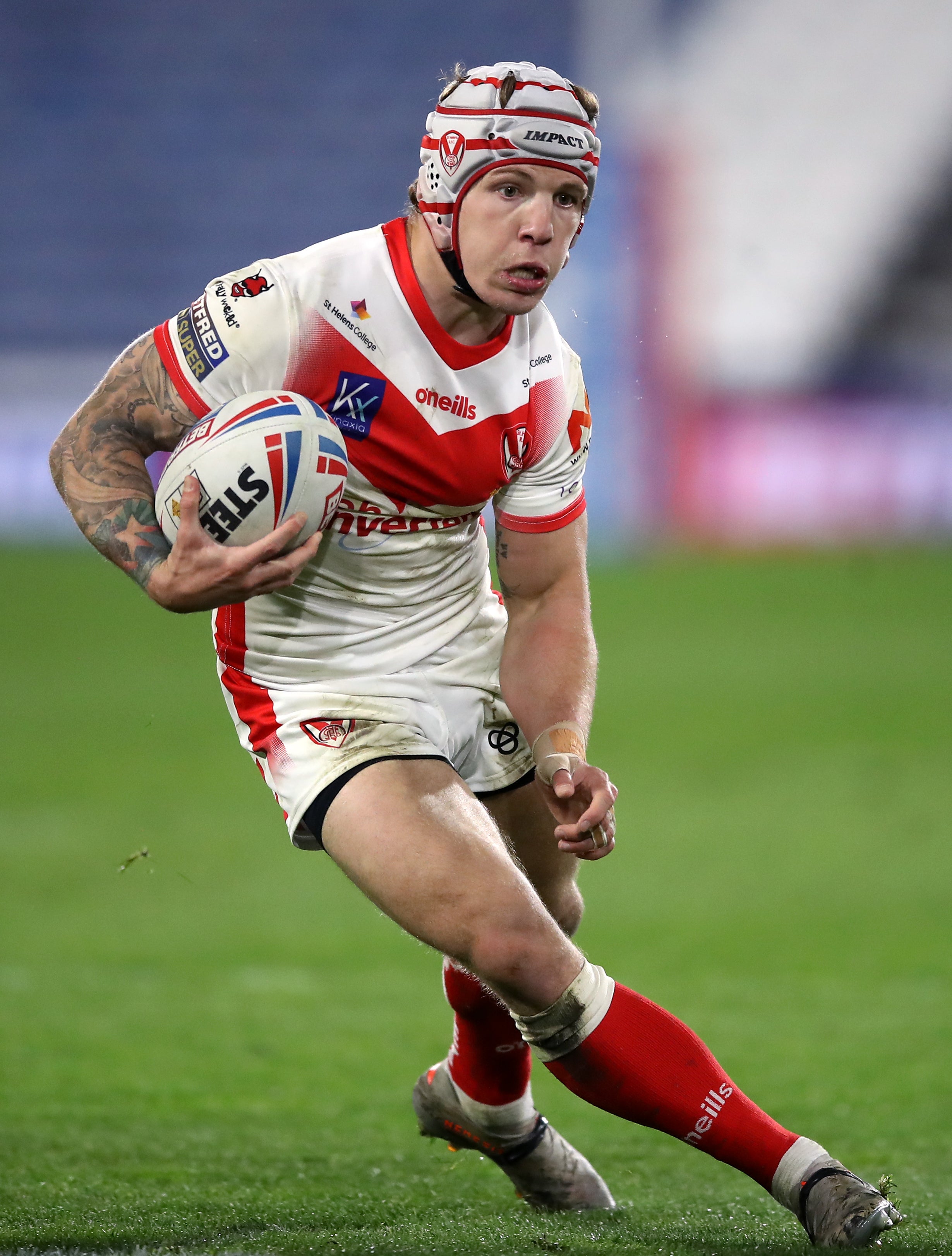 Theo Fages’ injury in the Challenge Cup final paved the way for his understudy Lewis Dodd to go on a run that culminated in him winning a Super League ring (PA Images/Martin Rickett)