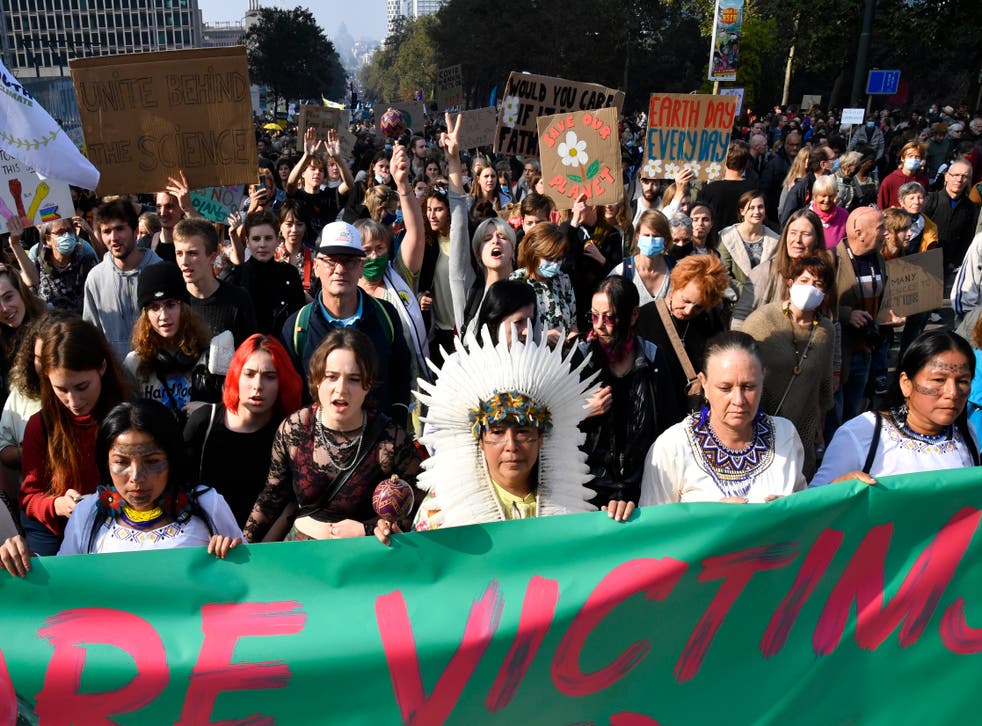BÉLGICA-MARCHA CAMBIO CLIMÁTICO
