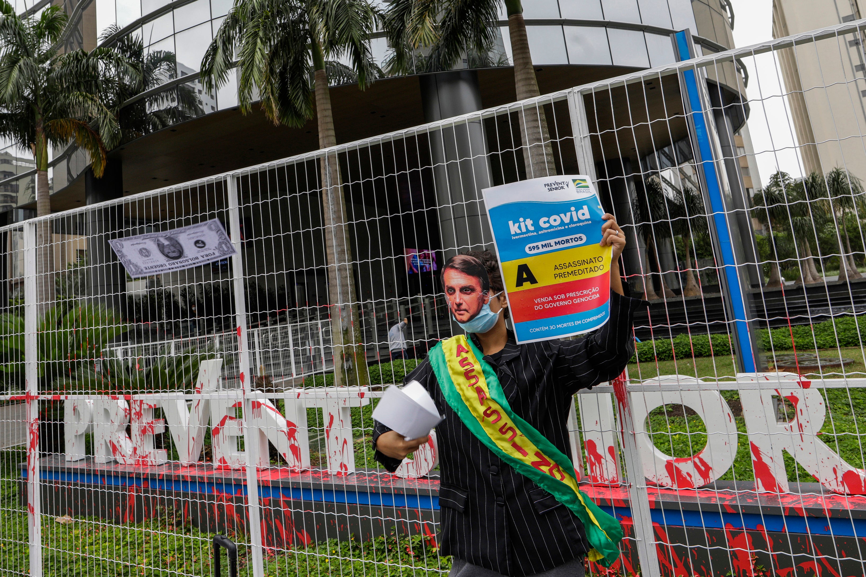 Virus Outbreak Brazil Hospital Controversy