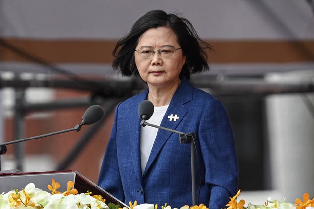 <p>File: Taiwan’s President Tsai Ing-wen said that she believed US would come to its defence if attacked by China. </p>