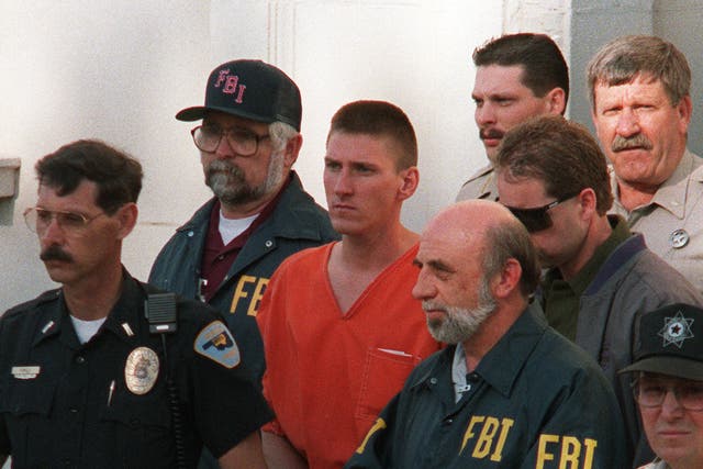 <p>Timothy McVeigh was found guilty of the 1995 Oklahoma City Bombing and sentenced to death</p>