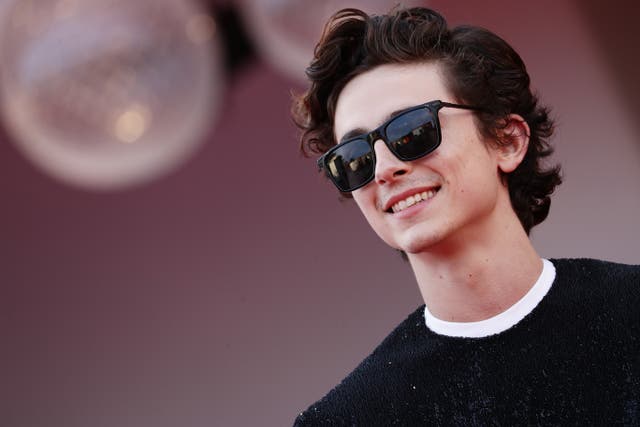 <p>File: Timothée Chalamet will portray a young Willy Wonka in the prequel </p>