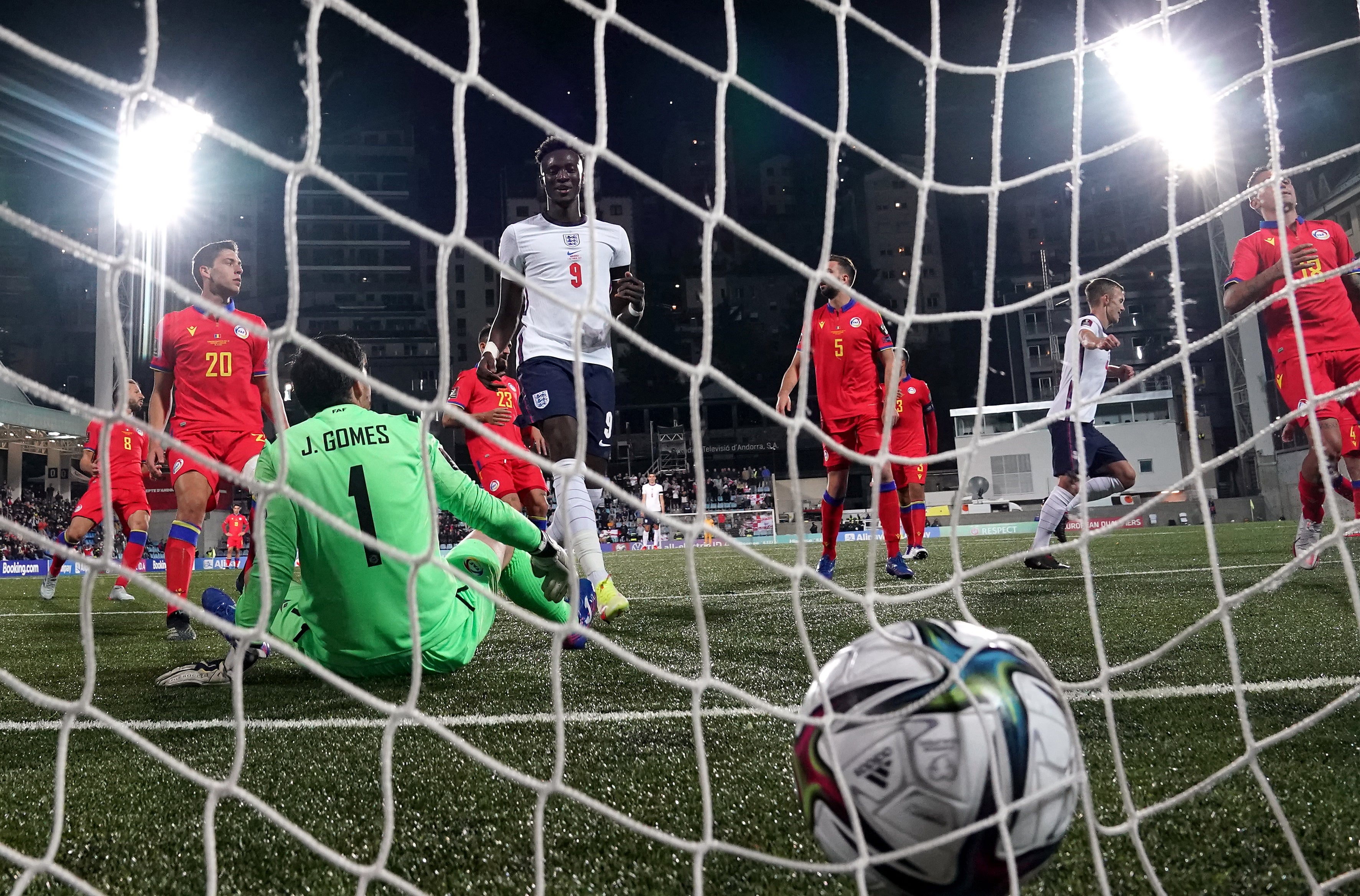 England eased to a 5-0 World Cup qualifying win in Andorra (Nick Potts/PA)