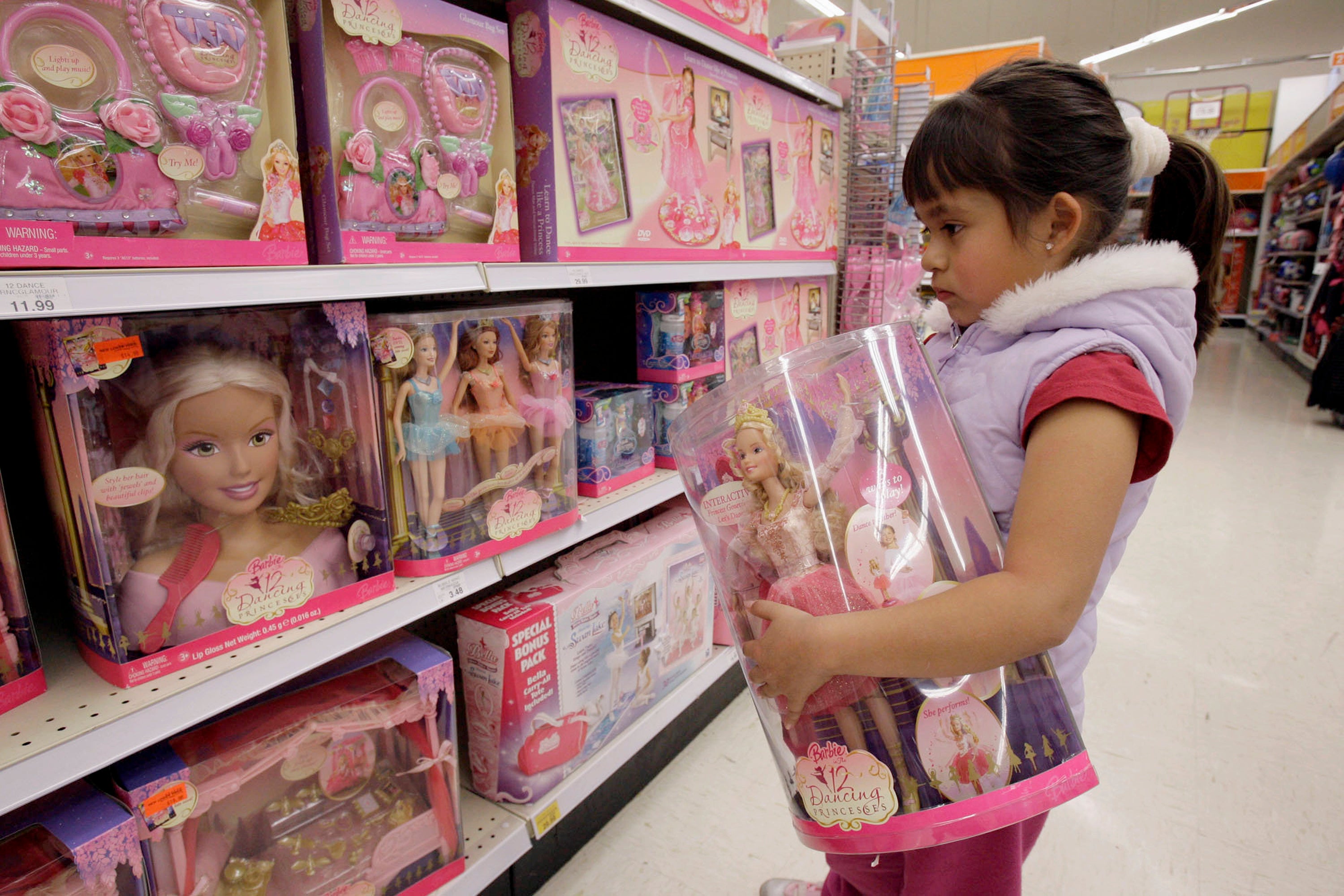 File: Many activists oppose colour-coded marketing methods for toys, saying they reinforce gender stereotypes