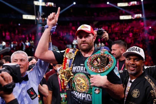 <p>Tyson Fury declared himself the best heavyweight of his era after his win over Deontay Wilder</p>