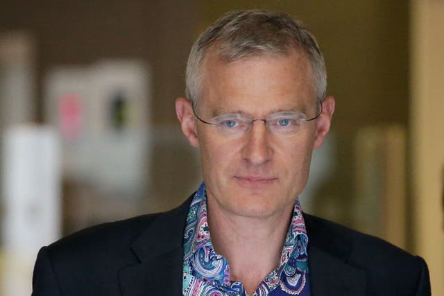 <p>Jeremy Vine was “unnerved” by the stunt, which saw his wife filmed as she answered the door</p>
