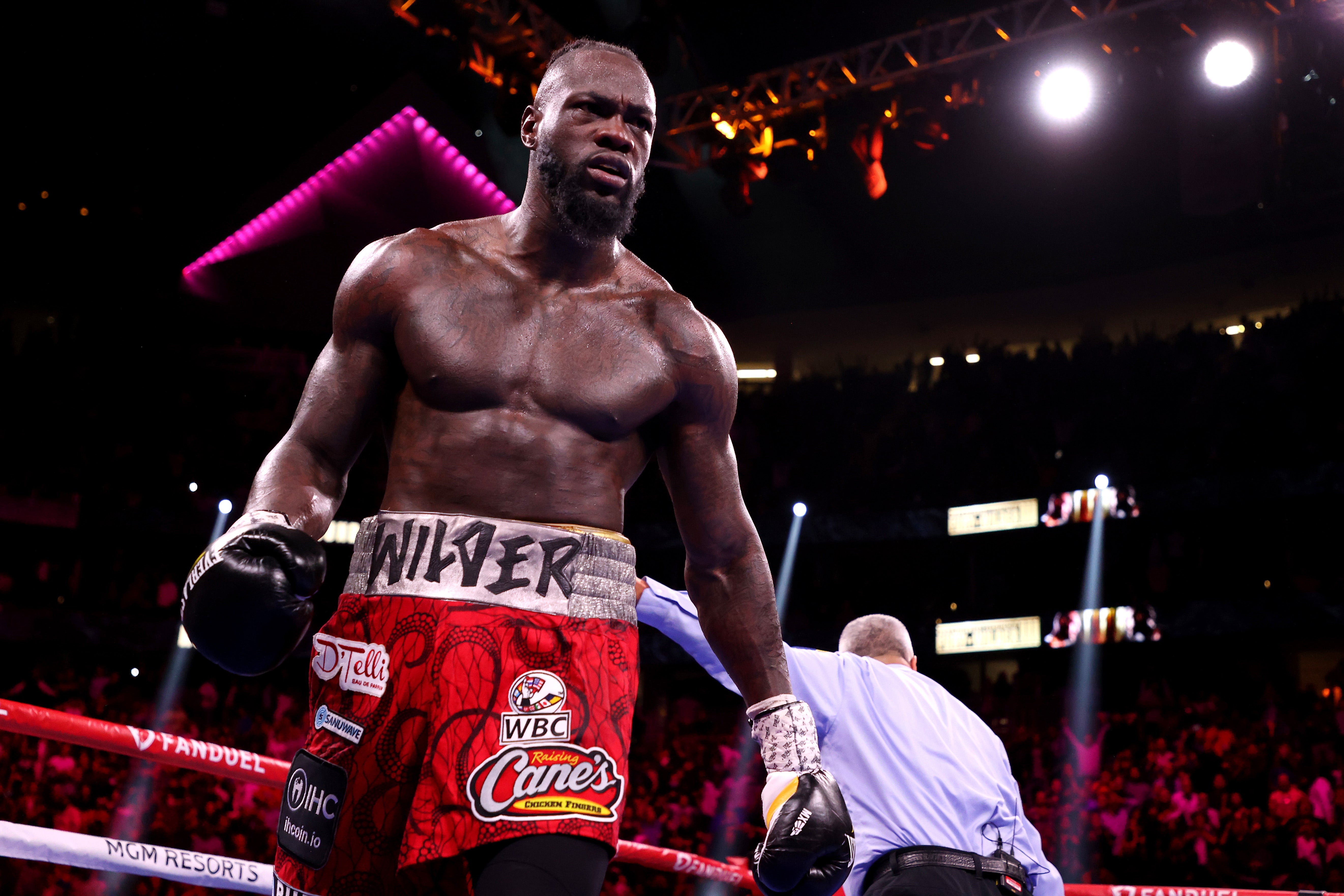 Wilder was defeated by Tyson Fury in October