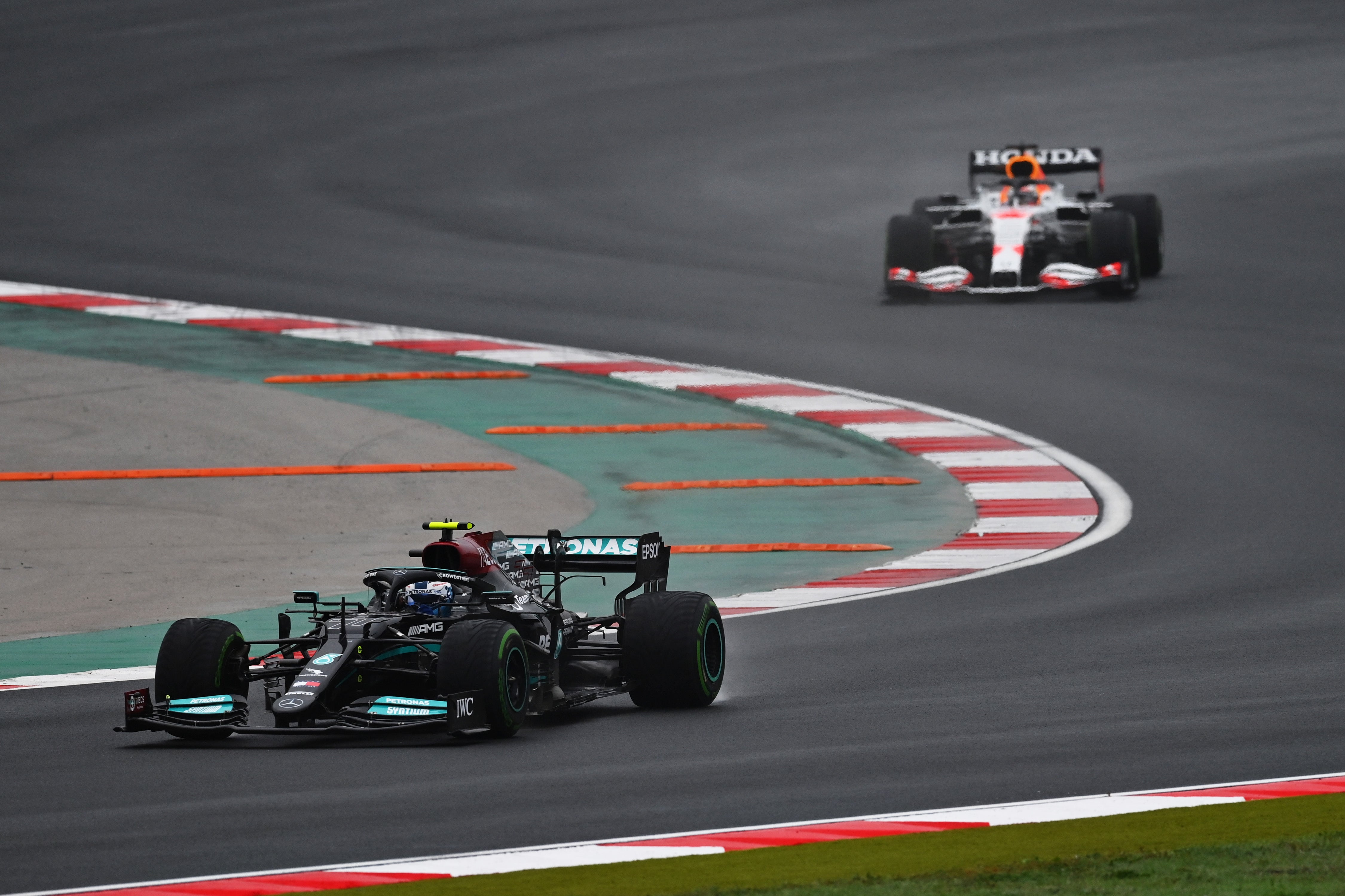Valtteri Bottas of Mercedes beat Max Verstappen of Red Bull to the win in Istanbul