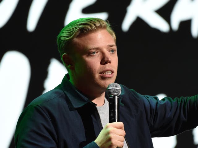 <p>Rob Beckett performing in 2018</p>