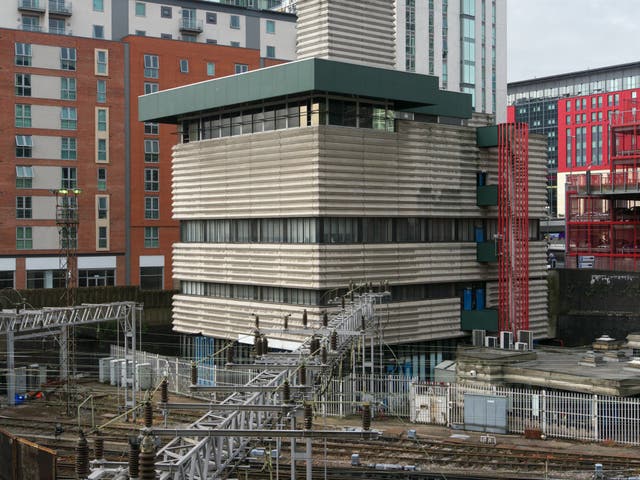 <p>Brutal beauty: the Signal Box at Birmingham New Street Station</p>