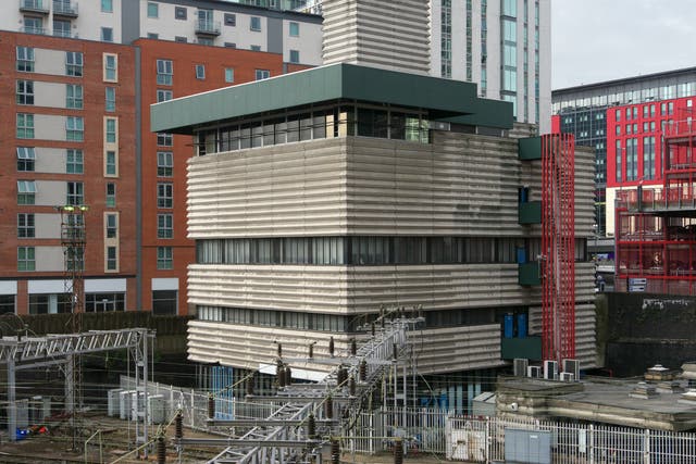 <p>Brutal beauty: the Signal Box at Birmingham New Street Station</p>