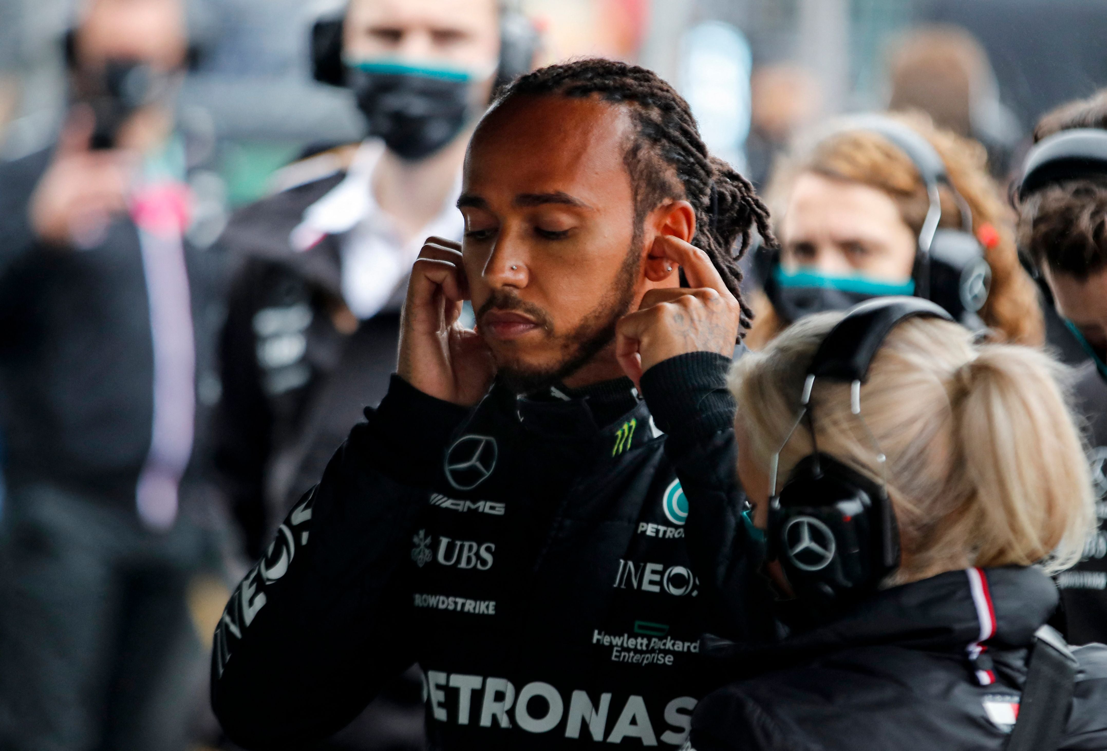 Hamilton was left frustrated in Turkey