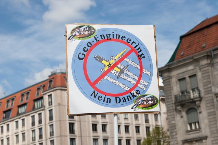 March against geoengineering in Berlin, 2016