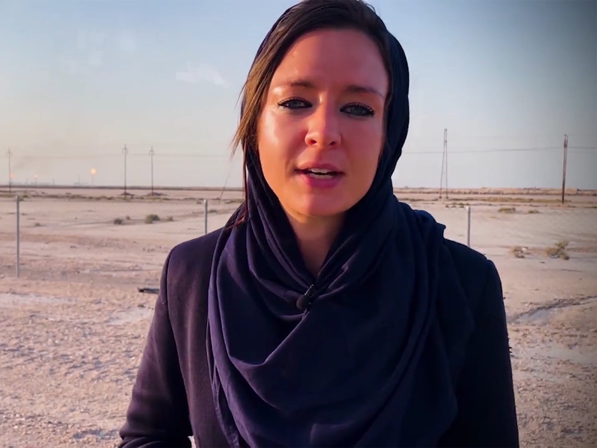 Bel Trew reports from Iraq for Independent TV