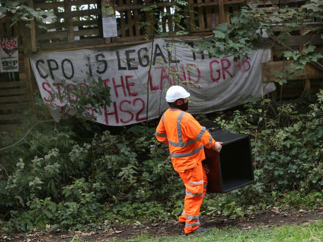 <p>The protesters occupying the tunnel were notified of the eviction via letter on October 8 </p>