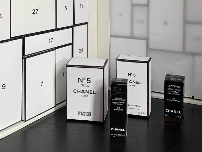 Highlights include a full-sized hand cream and a 35ml bottle of Chanel No.5