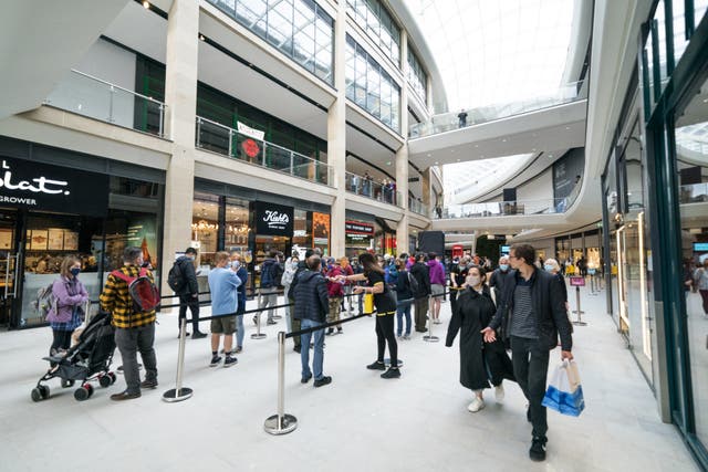 Retail sales slowed in September, according to new figures (Jane Barlow/PA)