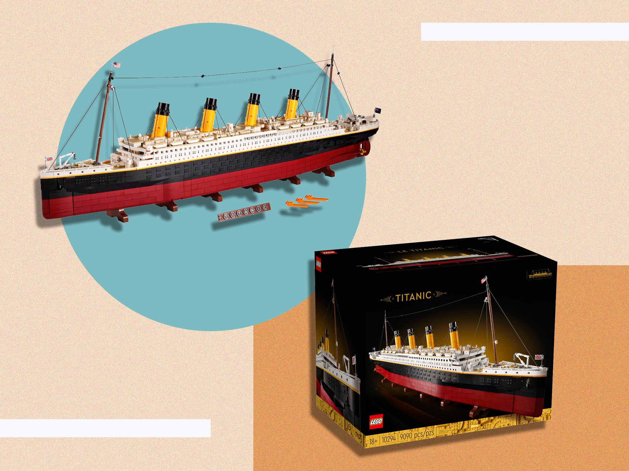Lego's 9000-piece Titanic set is its biggest build yet: Here's how to  pre-order | The Independent