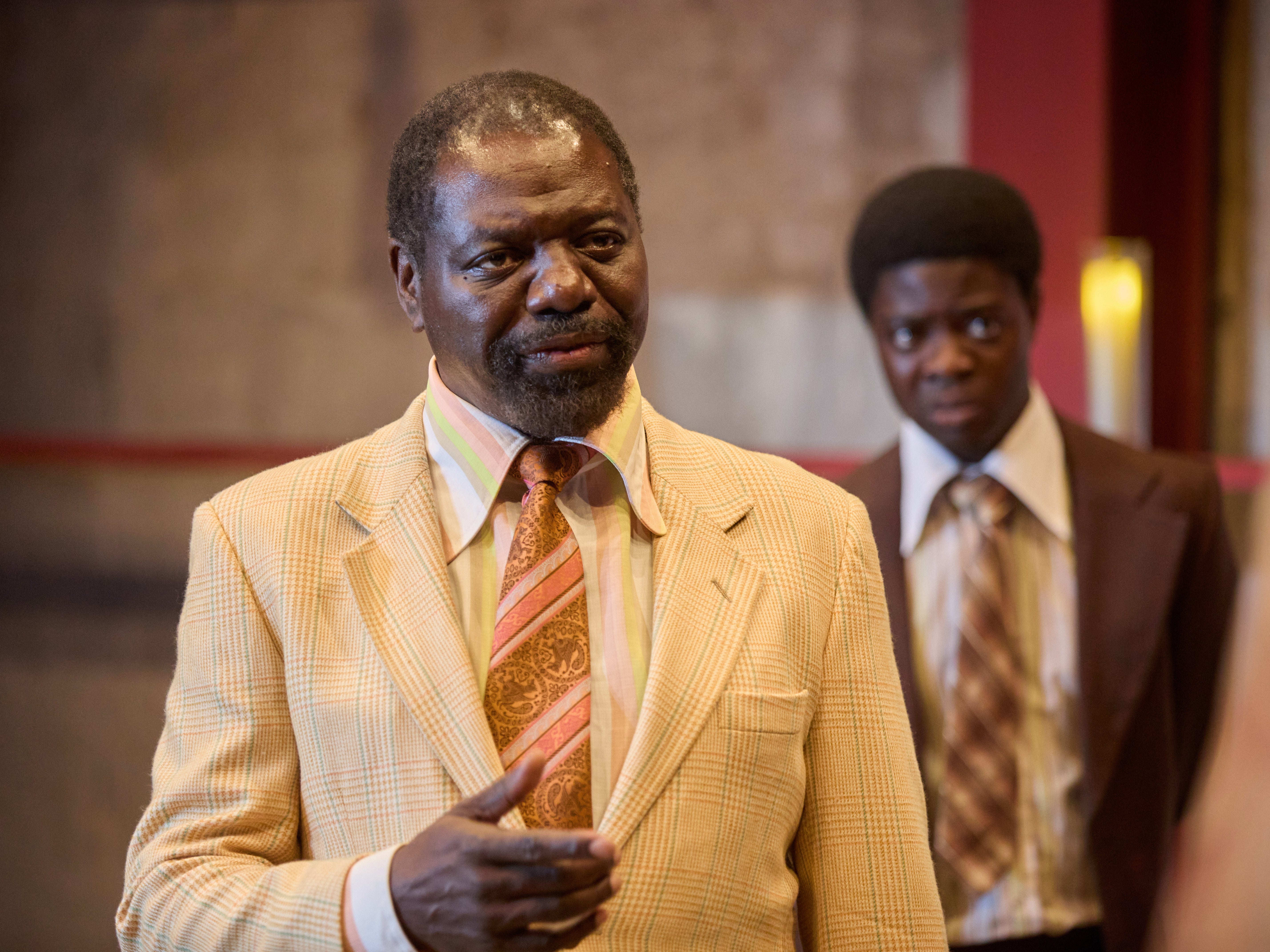 David Webber as Clarence and Harold Addo as his younger self in ‘A Place For We’