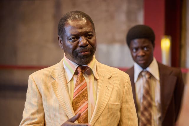 <p>David Webber as Clarence and Harold Addo as his younger self in ‘A Place For We’ </p>