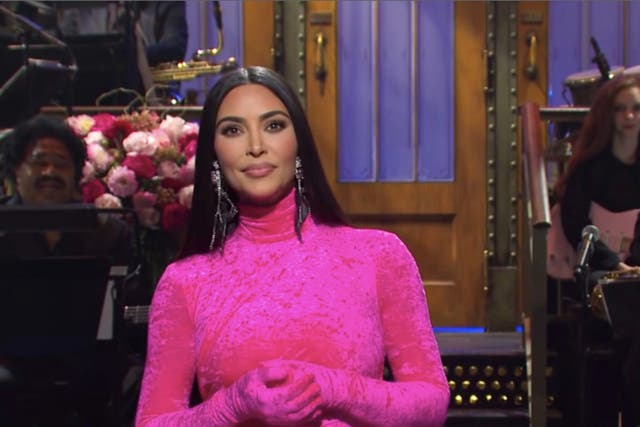 <p>Kim Kardashian West on SNL  </p>