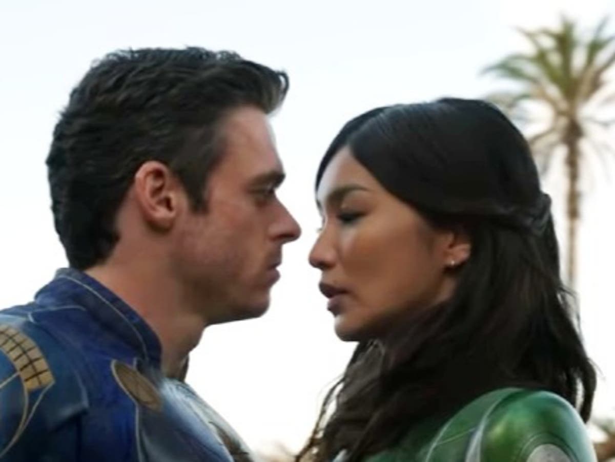 Eternals stars Richard Madden and Gemma Chan on filming MCU&rsquo;s first sex scene