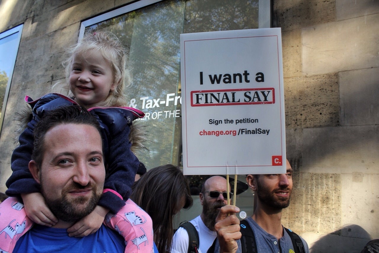 Our Final Say campaign brought more than a million onto the streets of London