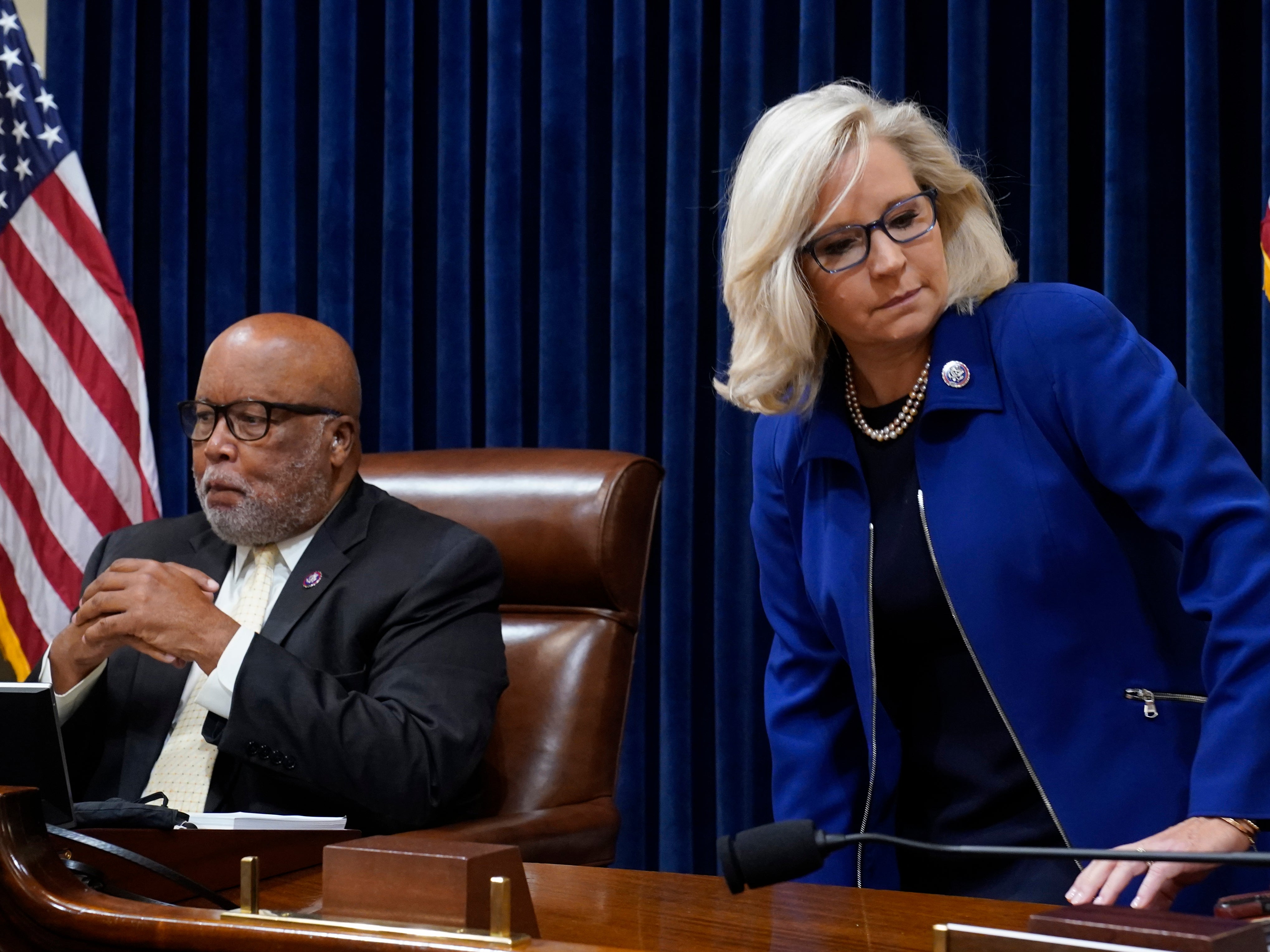 Liz Cheney and Bennie Thompson begin the first House select committee hearing on the 6 January attack on the US Capitol
