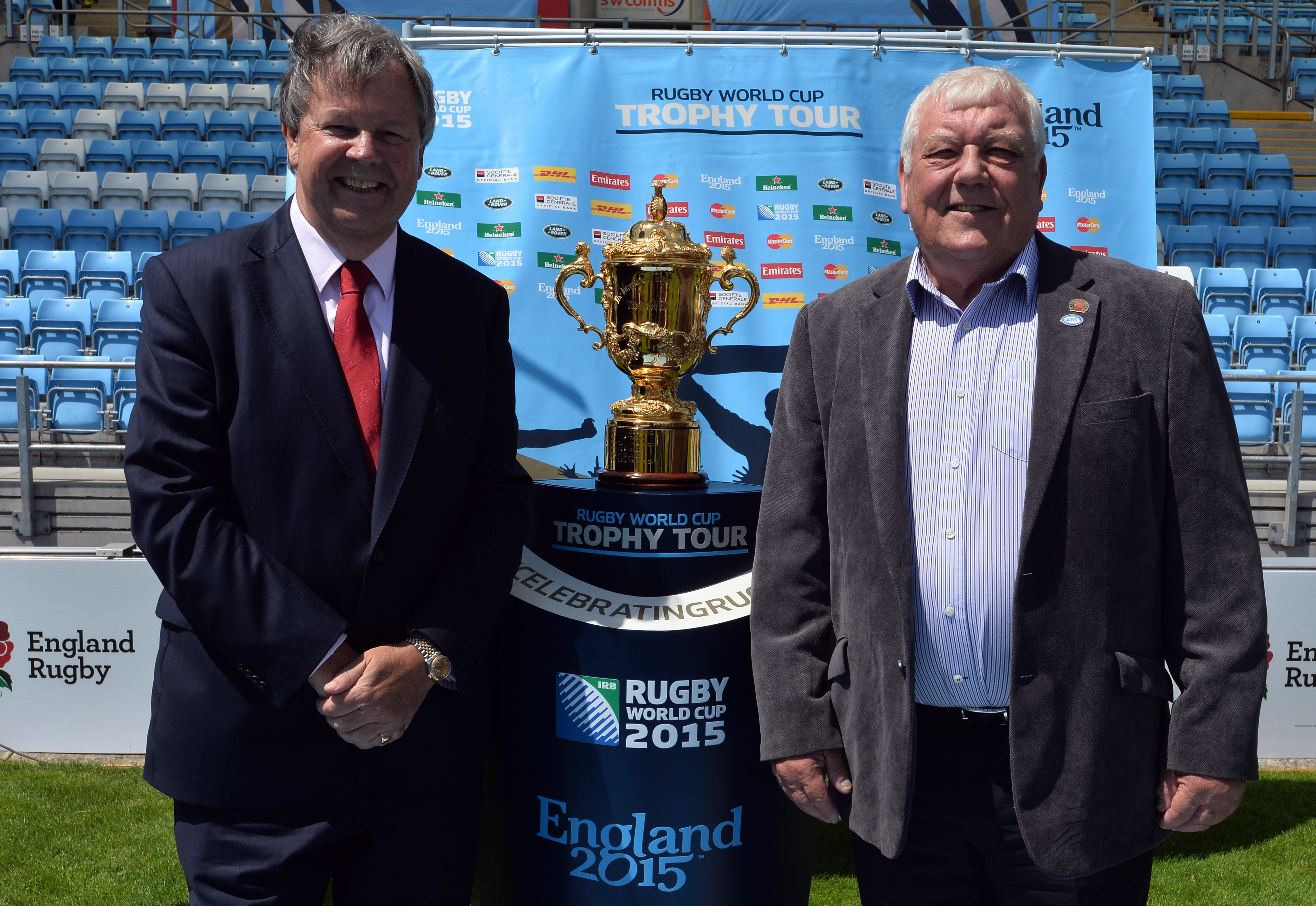 Exeter chief executive Tony Rowe (right) helped oversee the club’s review after criticism of the Chiefs’ branding (Hannah McKay/PA)