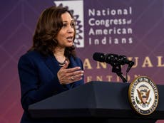 Harris says US must face up to its ‘shameful past’ with tribal nations