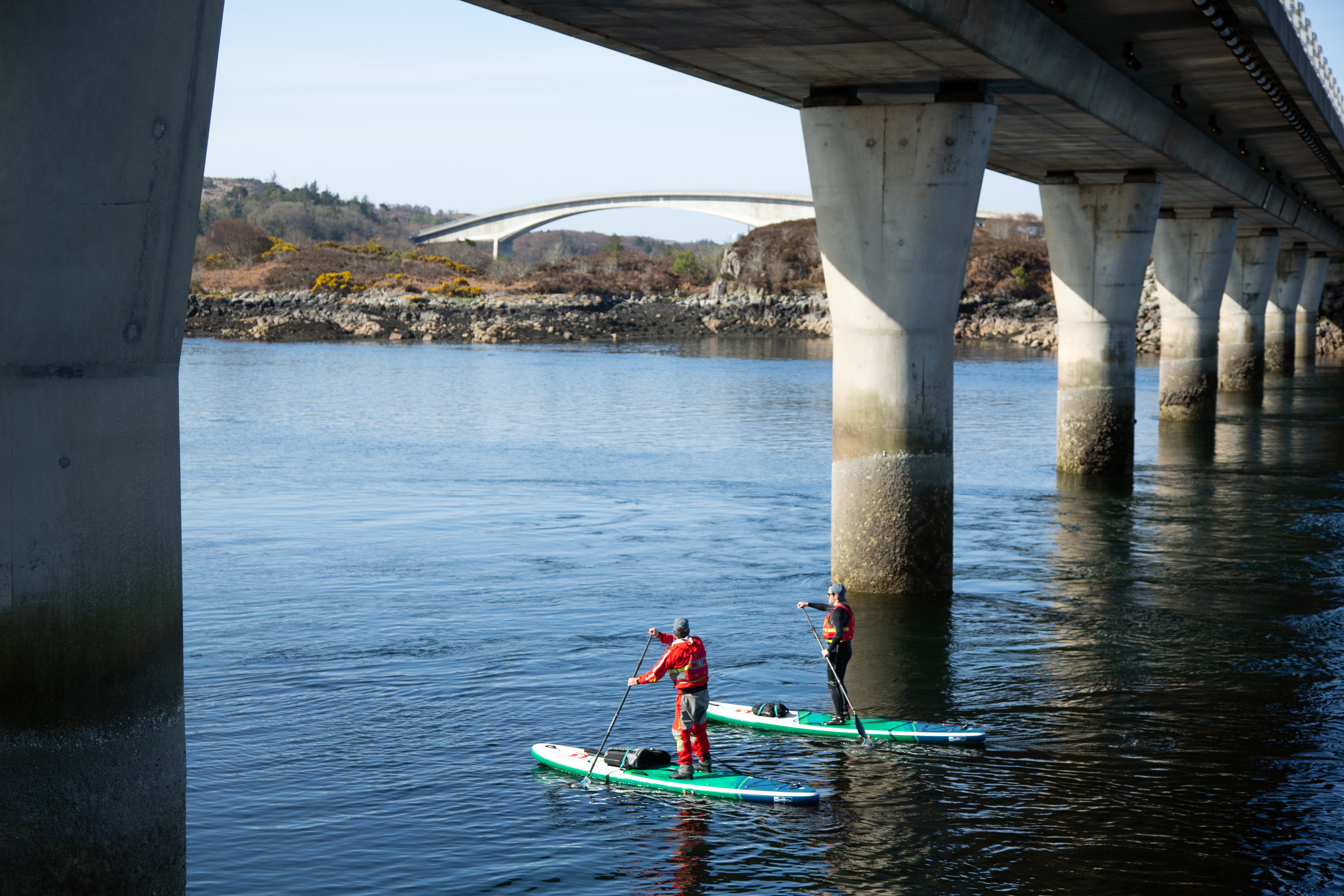 Travelling by SUP is a green way to see Skye