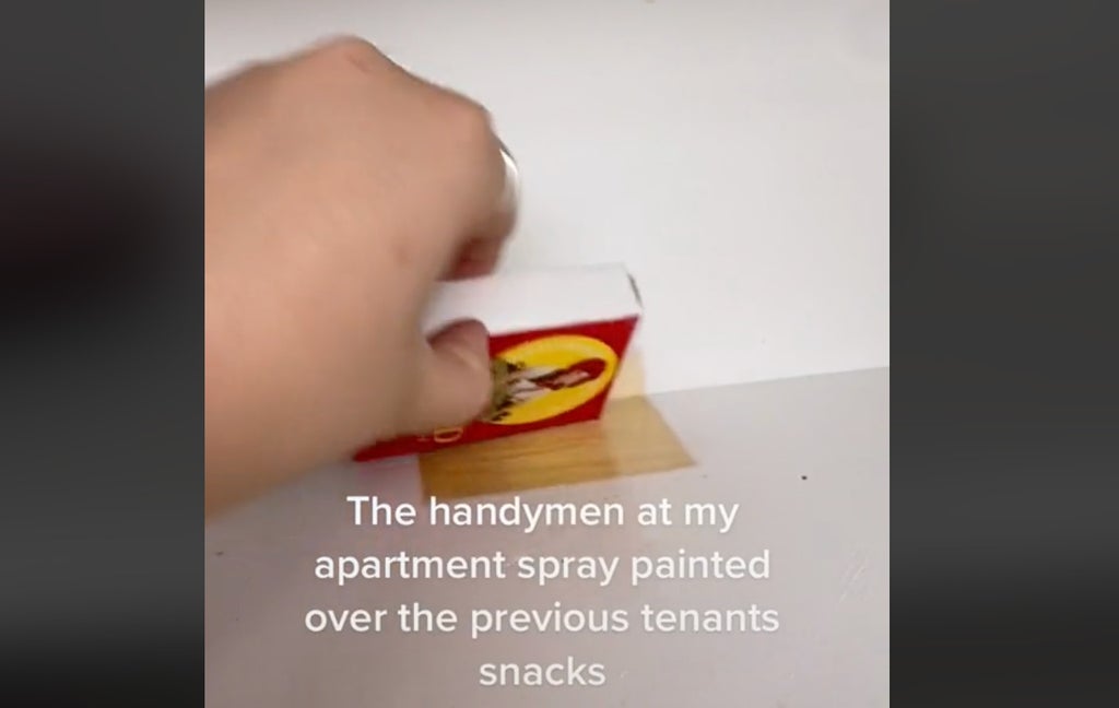 Landlord bizarrely paints over tenant’s belongings rather than removing them