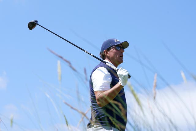Phil Mickelson has criticised the decision to restrict club length in an attempt to rein in driving distances (Gareth Fuller/PA)