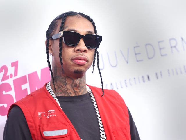 <p>American rapper Tyga  </p>