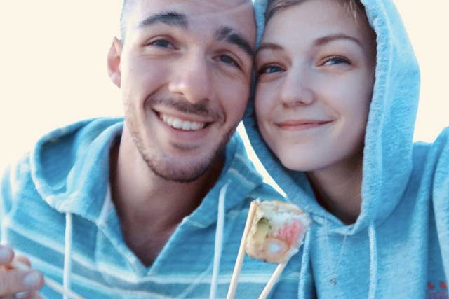 <p>An undated handout photo made available by the North Port Police Department in North Port, Florida shows Brian Laundrie and his fiancée Gabby Petito</p>