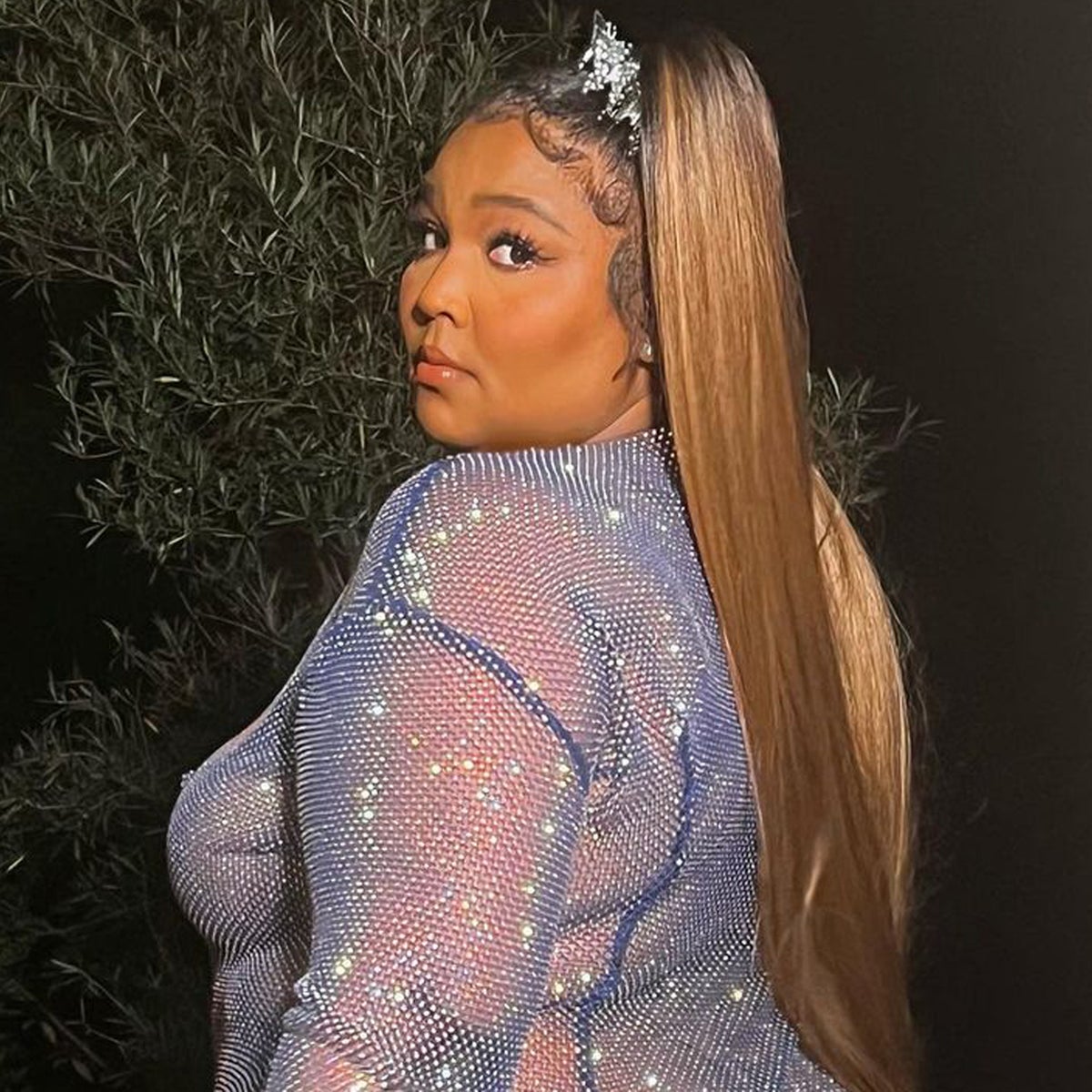 Lizzo dazzles in completely sheer dress at Cardi B's party | The Independent Lizzo dazzles in completely sheer dress at Cardi B's party | The Independent