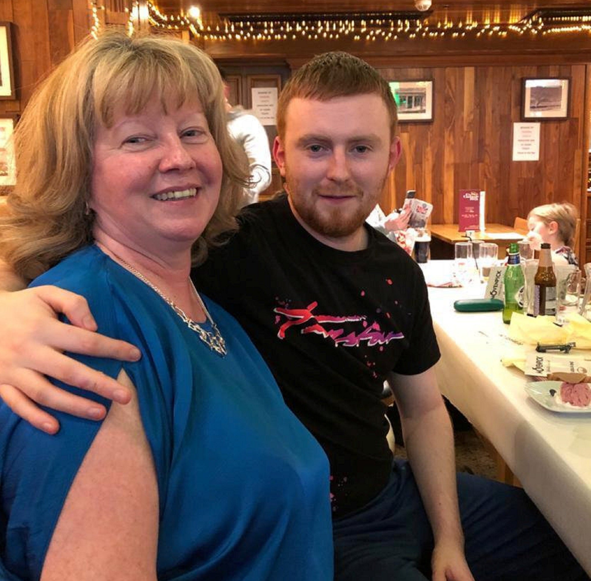 Billy Hood, from west London, who has been jailed for 25 years in Dubai after cannabis oil was found in his car, pictured with his aunt Delores