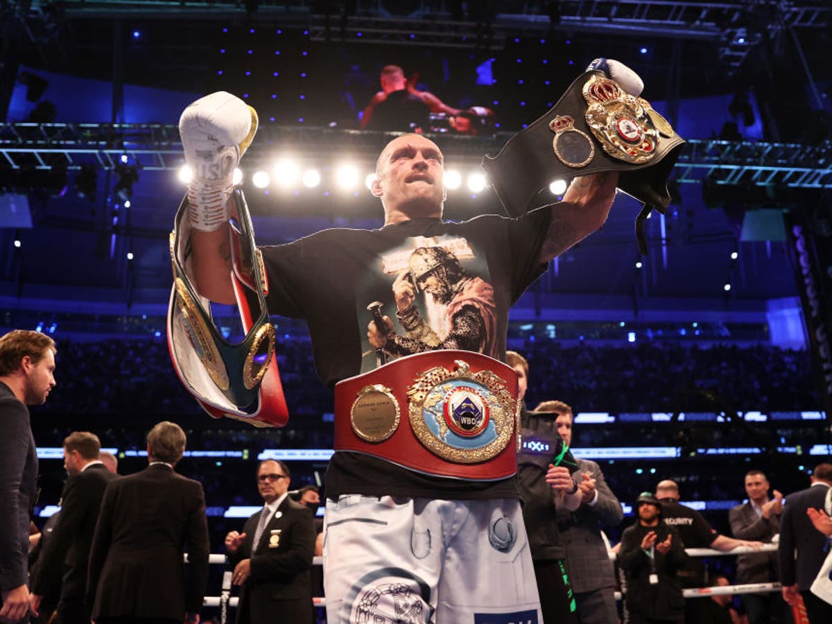 Oleksandr Usyk eyes Tyson Fury fight after Anthony Joshua rematch Oleksandr Usyk eyes Tyson Fury fight after Anthony Joshua rematch