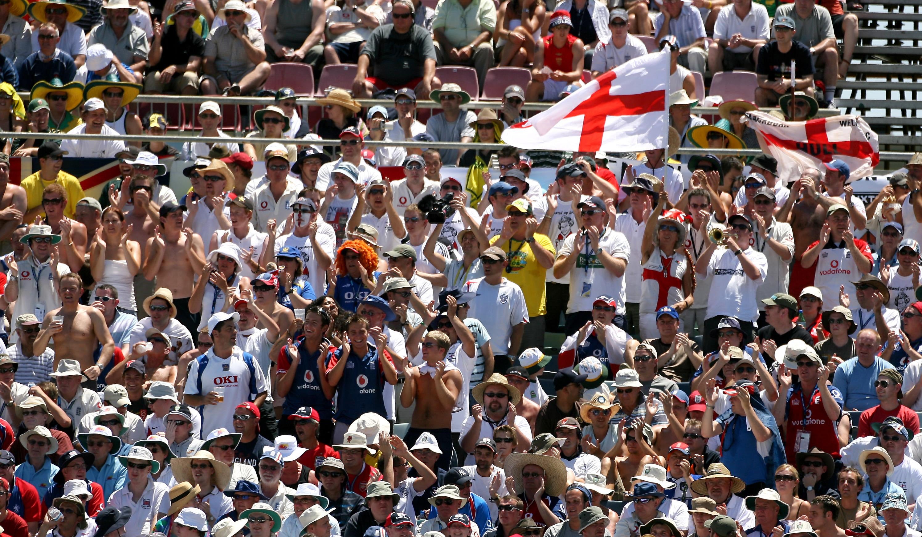 England’s Barmy Army vowed to make up for lost time at the T20 World Cup (Gareth Copley/PA)