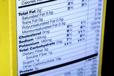 Biden wants to put calorie information on the front of food packaging 