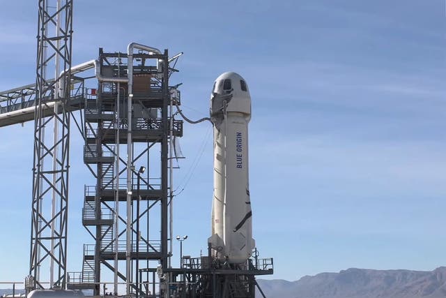 <p>Blue Origin will launch William Shatner and three other crew members aboard its New Shepard rocket on 13 October, 2021</p>