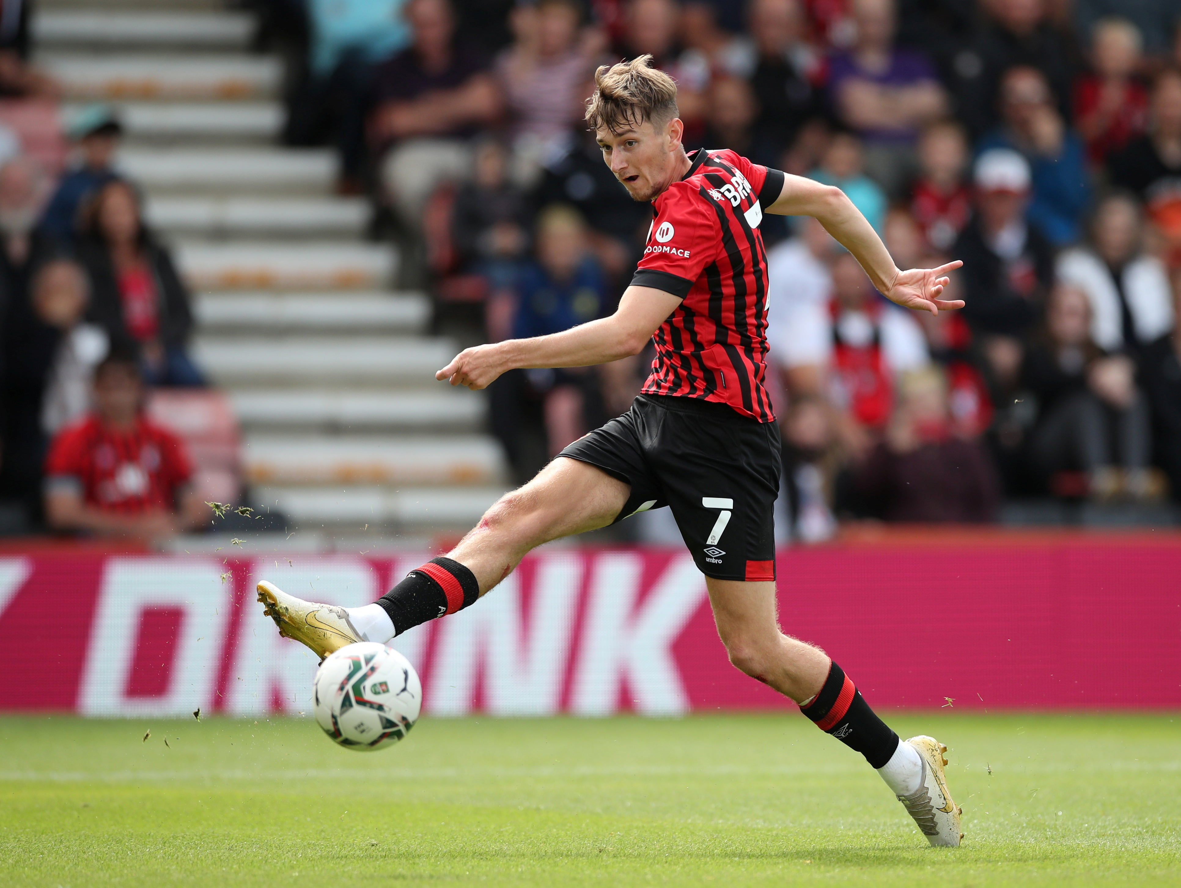 David Brooks in action for Bournemouth this season