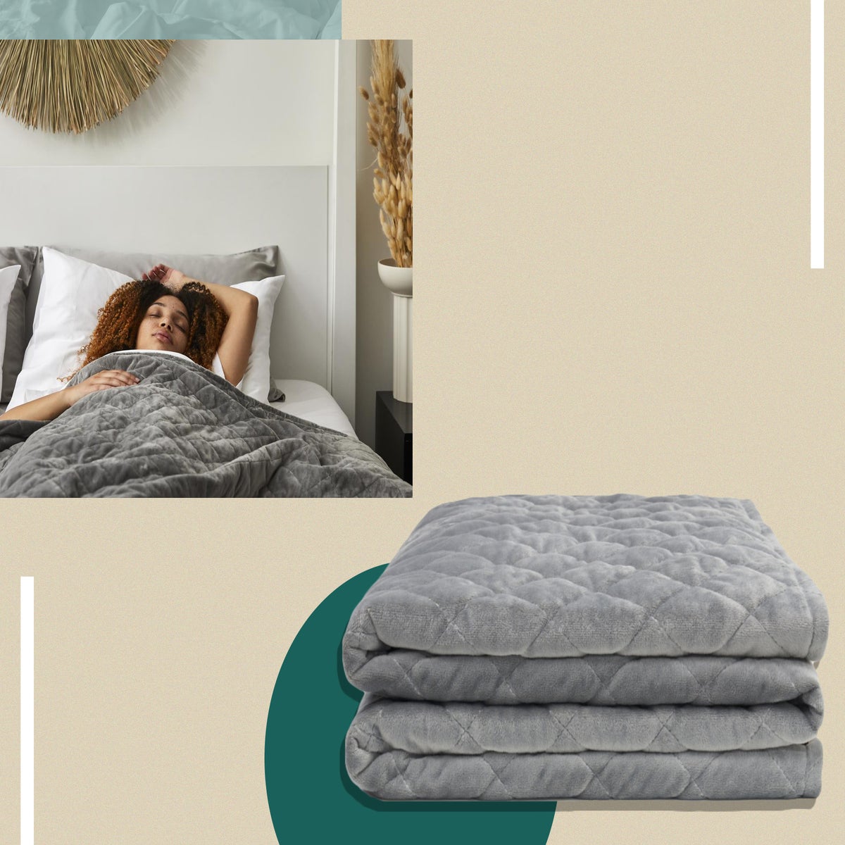 Aeyla adult weighted blanket review: From its design to benefits for  sleeping | The Independent