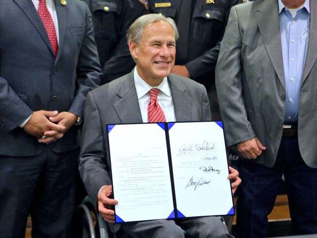 <p>Texas Governor Greg Abbott</p>