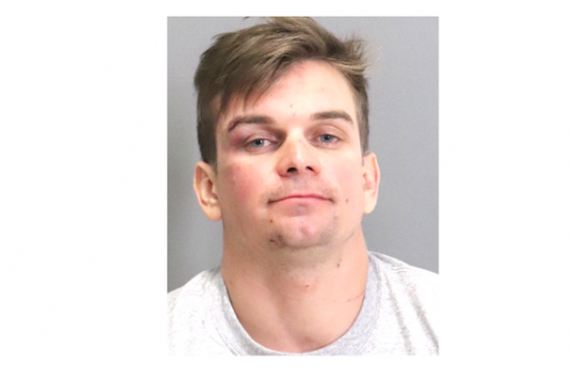 <p>A mugshot of Alexander Joseph Furrier, who is accused of anti-gay hate crimes and attacking a police dog. </p>