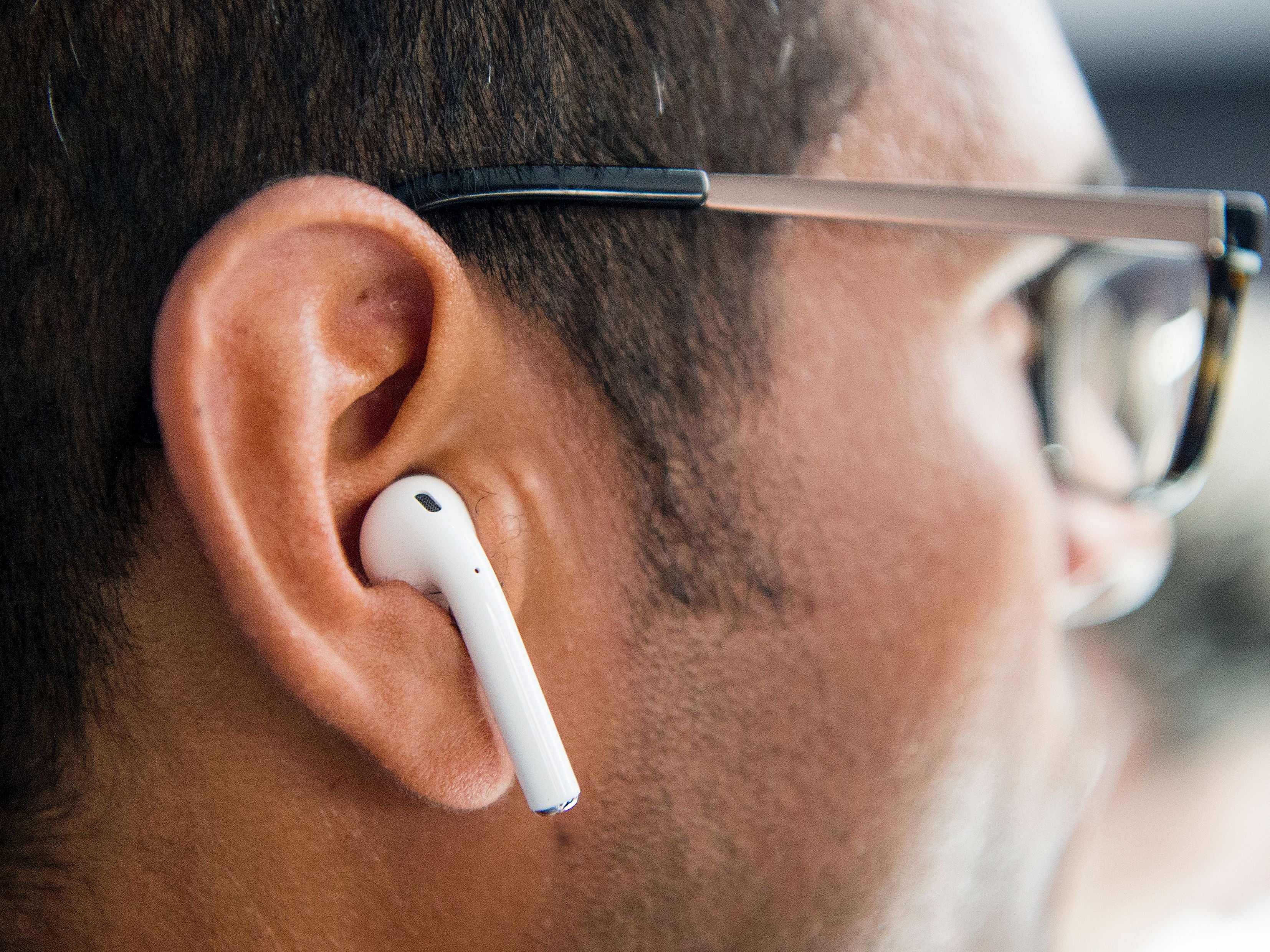 Apple wireless AirPods are tested during a media event at Bill Graham Civic Auditorium in San Francisco, California on September 07, 2016