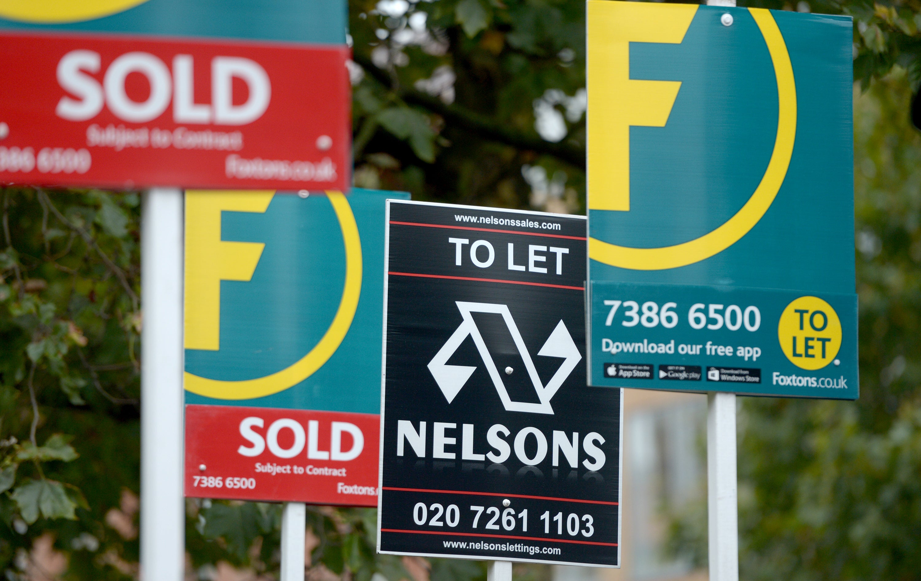 Up, up and away: Rightmove says house prices hit a rare full house this month