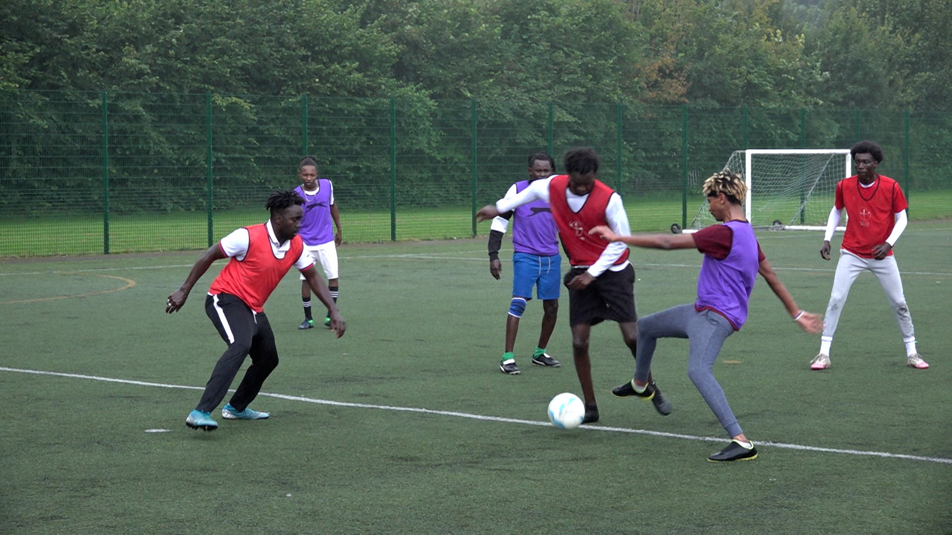 Scunthorpe United Community Trust is hoping to resume its coaching programme for local refugees (Rich McCarthy/PA)